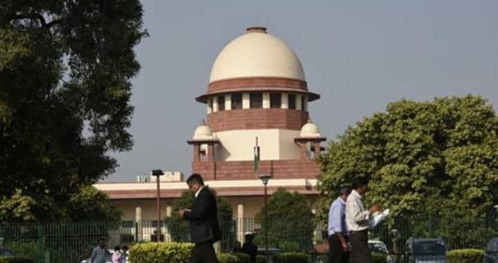 A view of the Supreme Court building, in New Delhi, India.