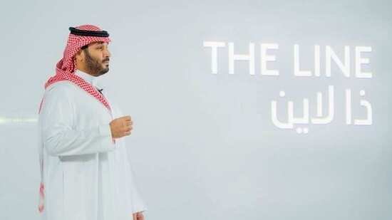 Saudi Crown Prince Mohammed Bin Salman announces a zero-carbon city called "The Line" to be built at NEOM in northwestern Saudi Arabia, January 10, 2021.