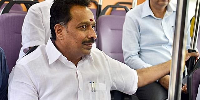 Former AIADMK transport minister MR Vijayabhaskar