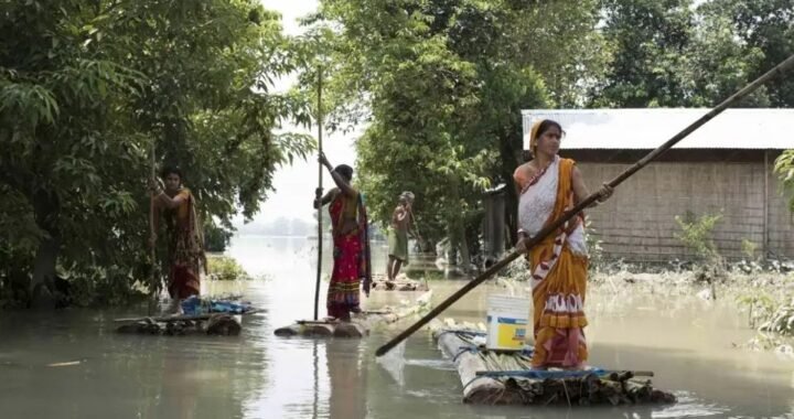 Assam floods, Flood in Assam, heavy rainfall assam, flood death
