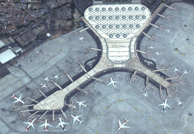 Aerial view of Mumbai Airport’s Terminal 2